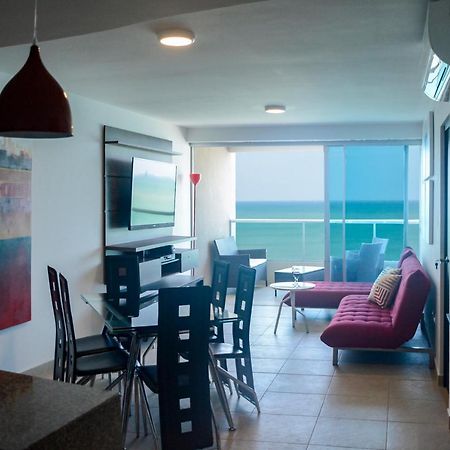 Ferienwohnung Lindo Departamento Al Pie De Playa Edificio Torre Oceanica Salinas  Exterior foto