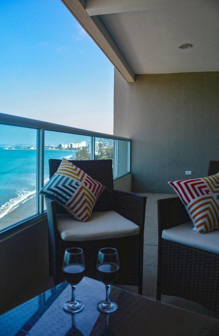 Ferienwohnung Lindo Departamento Al Pie De Playa Edificio Torre Oceanica Salinas  Exterior foto