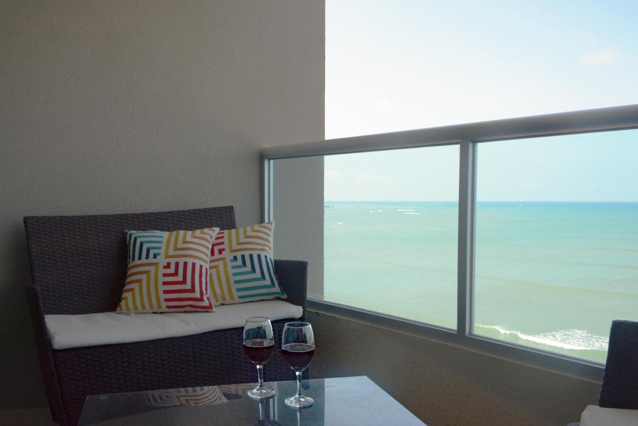 Ferienwohnung Lindo Departamento Al Pie De Playa Edificio Torre Oceanica Salinas  Exterior foto