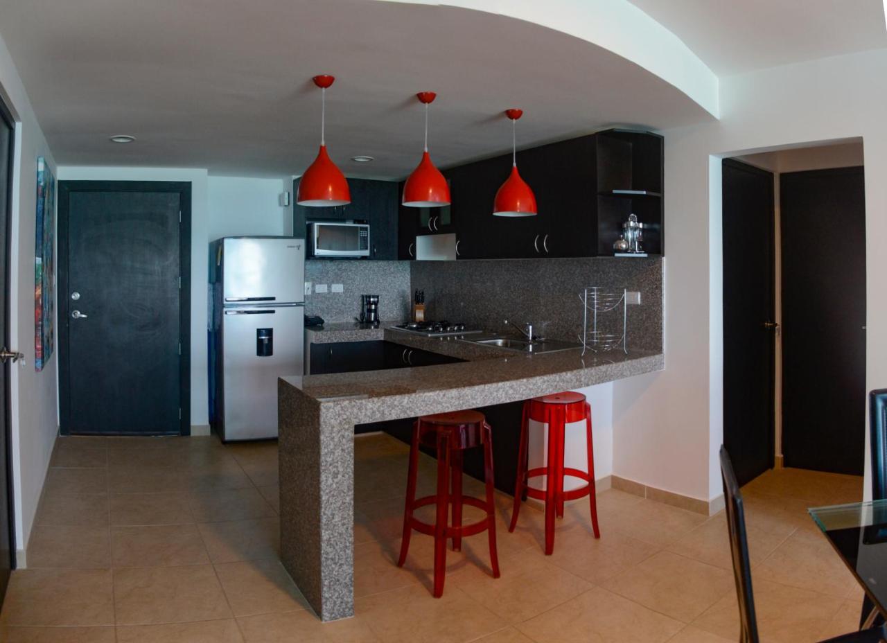 Ferienwohnung Lindo Departamento Al Pie De Playa Edificio Torre Oceanica Salinas  Exterior foto