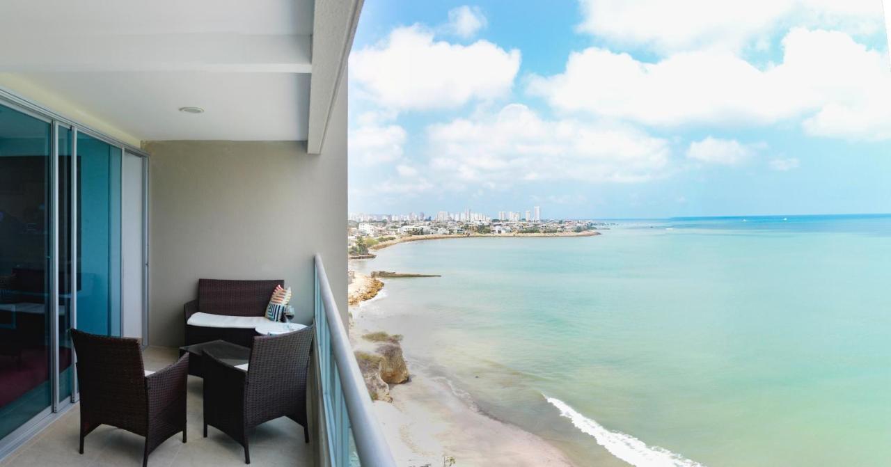 Ferienwohnung Lindo Departamento Al Pie De Playa Edificio Torre Oceanica Salinas  Exterior foto