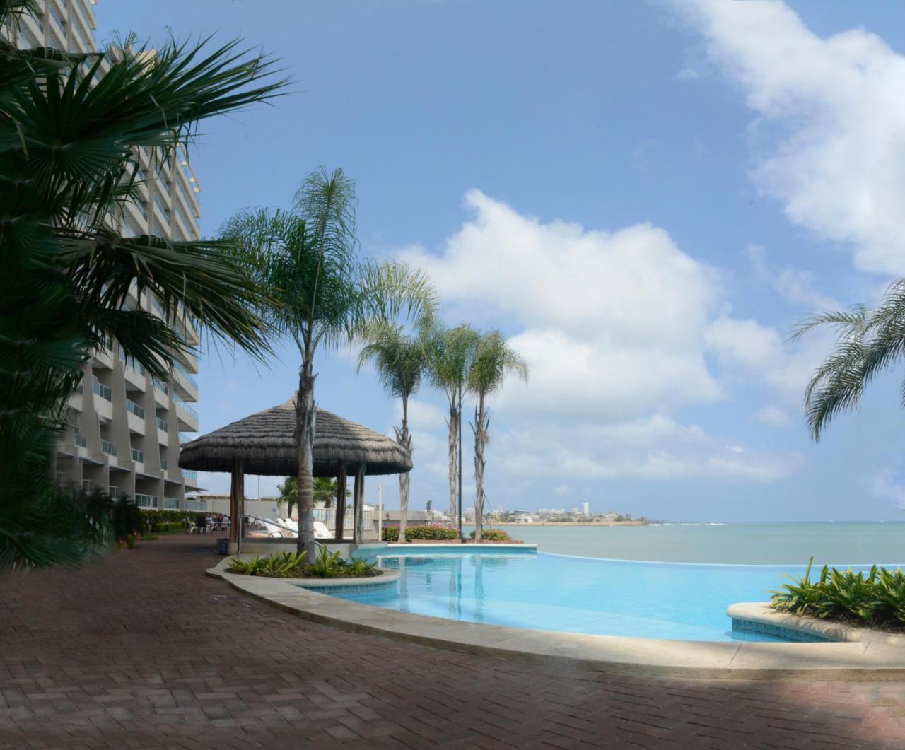 Ferienwohnung Lindo Departamento Al Pie De Playa Edificio Torre Oceanica Salinas  Exterior foto
