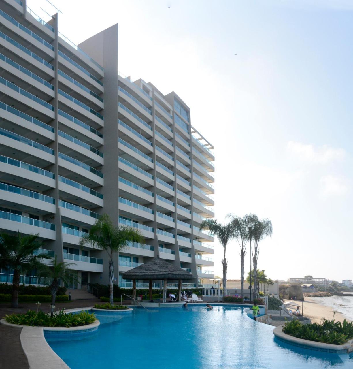 Ferienwohnung Lindo Departamento Al Pie De Playa Edificio Torre Oceanica Salinas  Exterior foto